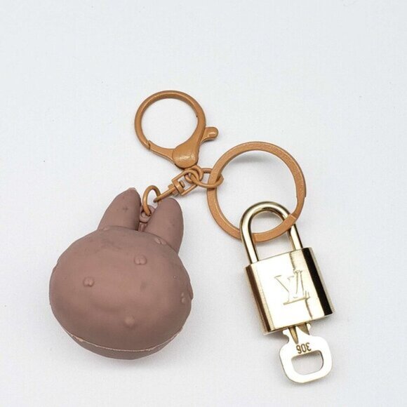 Authentic Louis Vuitton Lock & Key with unbranded Bagcharm, Keycharm, Keychain - Picture 6 of 7